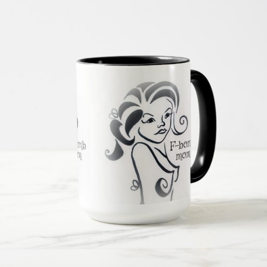 F-Bombe Mama Tasse (VorderseiteRechts)
