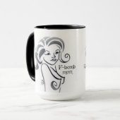 F-Bombe Mama Tasse (Vorderseite Links)