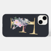 F-Buchstaben personalisierte Bezeichnung Monogramm Case-Mate iPhone Hülle (Rückseite (Horizontal))