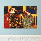 F. C. COWPER Venezianische Ladys Serenade hören Leinwanddruck (Insitu (Holzboden))