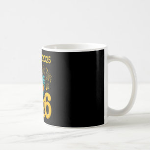 F-caw-f 2025 Frohes Neues Jahr 2026 Lustiges Huhn Kaffeetasse