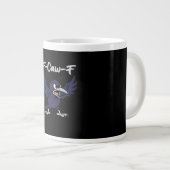 F-Caw-F Aesthetic Graphic Jumbo-Tasse (Vorderseite Rechts)
