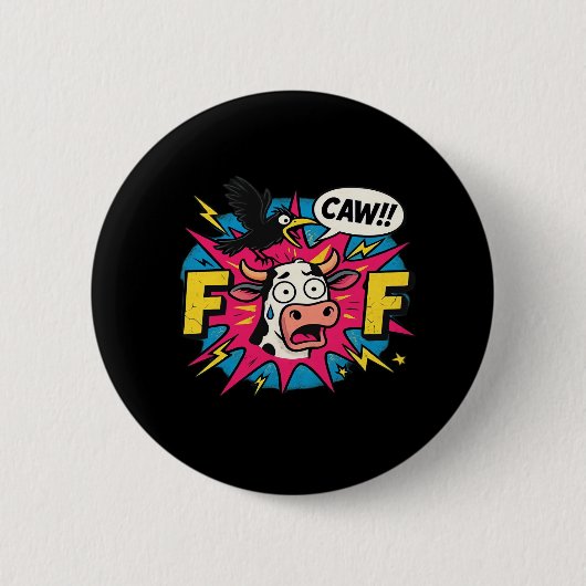 F-Caw-F Aesthetic Unique Button (Vorderseite)