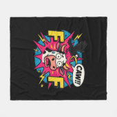 F-Caw-F Aesthetic Unique Fleecedecke (Vorderseite (Horizontal))