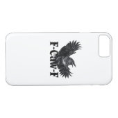 F-Caw-F Angry Raven Art Print Gothic Crow Illustra Case-Mate iPhone Hülle (Rückseite (Horizontal))