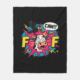 F-Caw-F Ästhetik Einzigartig Fleecedecke