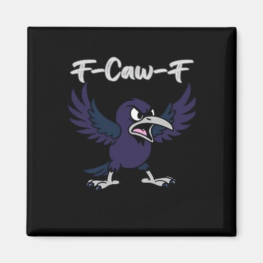 F-Caw-F Ästhetik Grafik Magnet (Vorne)