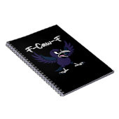 F-Caw-F Ästhetik Grafik Notizblock (Rechte Seite)