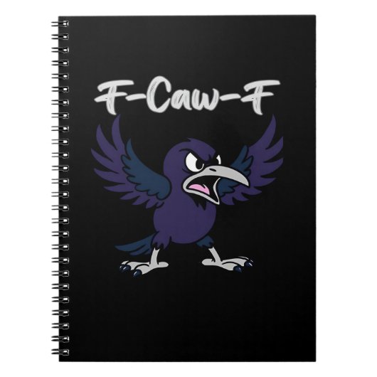 F-Caw-F Ästhetik Grafik Notizblock (Vorderseite)