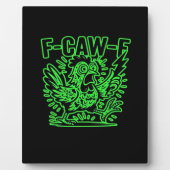 F-Caw-F Attitude Classic Cool Unique Fotoplatte (Vorderseite)