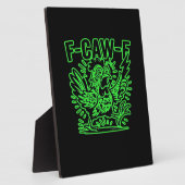 F-Caw-F Attitude Classic Cool Unique Fotoplatte (Seite)