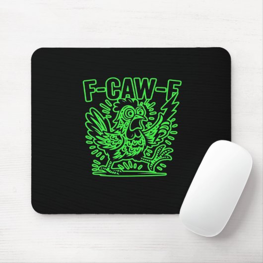F-Caw-F Attitude Classic Cool Unique Mousepad (Mit Mouse)