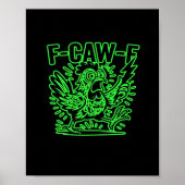 F-Caw-F Attitude Classic Cool Unique Poster (Vorne)