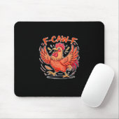 F-Caw-F Attitude Classic Retro Style Mousepad (Mit Mouse)