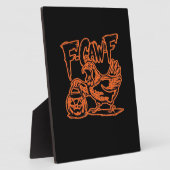 F-Caw-F Attitude Classic Vintage Style Fotoplatte (Seite)