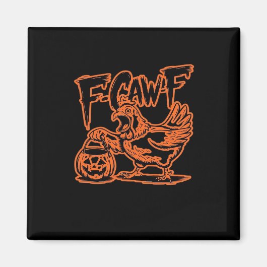 F-Caw-F Attitude Classic Vintage Style Magnet (Vorne)