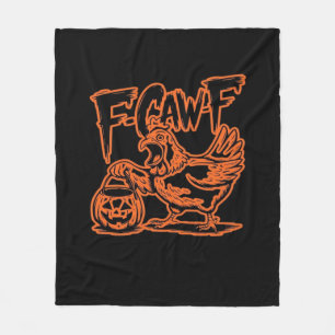 F-Caw-F Attitude Klassischer Vintage-Stil Fleecedecke