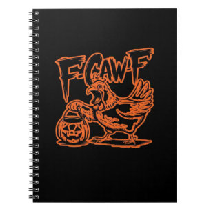 F-Caw-F Attitude Klassischer Vintage-Stil Notizblock