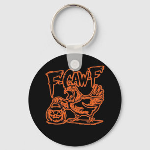 F-Caw-F Attitude Klassischer Vintage-Stil Schlüsselanhänger