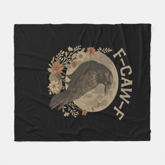 F-Caw-F Basic Design Fleecedecke (Vorderseite (Horizontal))