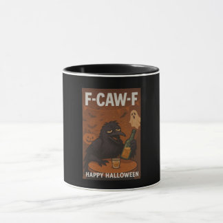 F-CAW-F Betrunkene Reben Halloween-Kaffee-Tasse Tasse