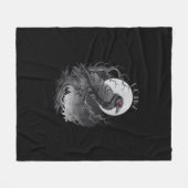 F-Caw-F Bird Kreative Kunst Fleecedecke (Vorderseite (Horizontal))