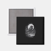 F-Caw-F Bird Kreative Kunst Magnet (Vorderseite/Rückseite)