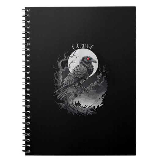 F-Caw-F Bird Kreative Kunst Notizblock (Vorderseite)