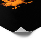 F Caw F Bird Lovers Pun Cool Unique Design Poster (Ecke)