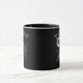 F-Caw-F Bird Moon Gothic Classic Cool Design Tasse (Zentrum)