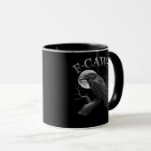F-Caw-F Bird Moon Gothic Classic Cool Design Tasse (VorderseiteRechts)