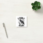 F-Caw-F Black Crow Black Bird Funny Post-it Klebezettel (Büro)
