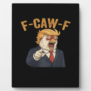 F-Caw-F Chicken Anti Classic Vintage Grafik Fotoplatte