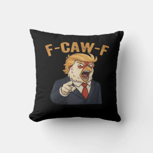 F-Caw-F Chicken Anti Classic Vintage Grafik Kissen