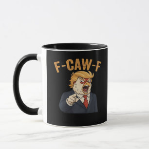 F-Caw-F Chicken Anti Classic Vintage Grafik Tasse
