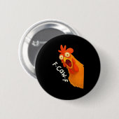 F Caw F Chicken Button (Vorne & Hinten)