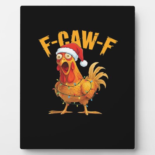 F-Caw-F Chicken Christmas Essential Fotoplatte (Vorderseite)
