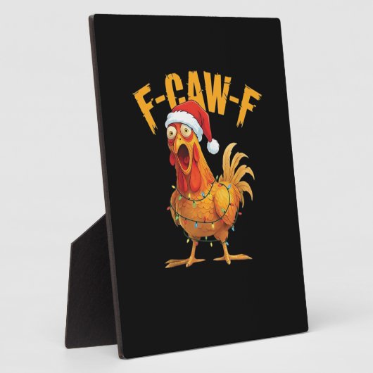 F-Caw-F Chicken Christmas Essential Fotoplatte (Seite)