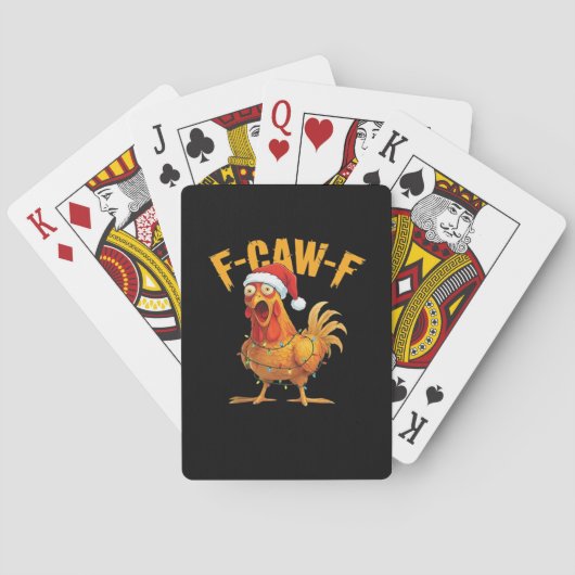 F-Caw-F Chicken Christmas Essential Spielkarten (Rückseite)