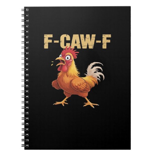 F-Caw-F Chicken Classic Basic Style Notizblock (Vorderseite)