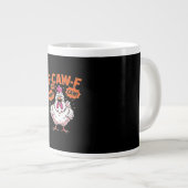 F-Caw-F Chicken Classic Cool Unique Jumbo-Tasse (Vorderseite Rechts)