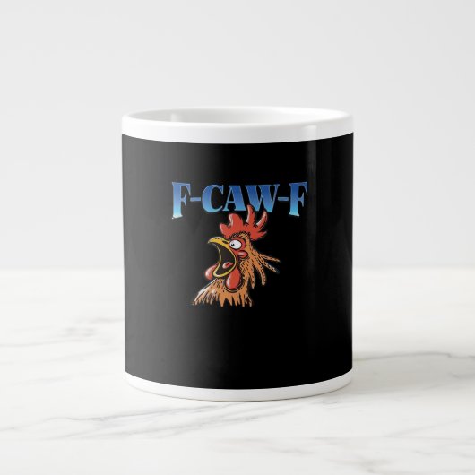 F-Caw-F Chicken Classic Cool Unique Jumbo-Tasse (Vorderseite)