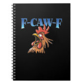 F-Caw-F Chicken Classic Cool Unique Notizblock (Vorderseite)