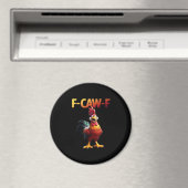 F-Caw-F Chicken Classic Creative Casual Magnet (In Situ (Geschirrspüler))