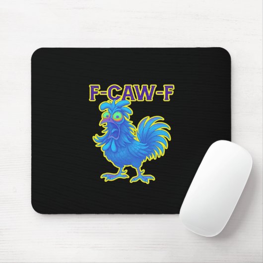 F-Caw-F Chicken Classic Creative Casual Mousepad (Mit Mouse)