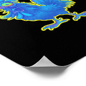 F-Caw-F Chicken Classic Creative Casual Poster (Ecke)