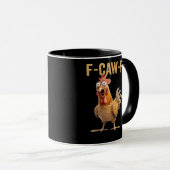 F-Caw-F Chicken Classic Creative Casual Tasse (VorderseiteRechts)