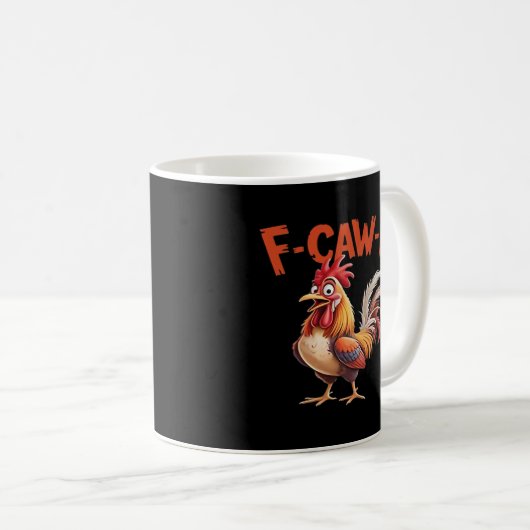 F-Caw-F Chicken Classic Creative Style Kaffeetasse (VorderseiteRechts)