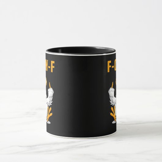 F-Caw-F Chicken Classic Funny Trendy Tasse (Zentrum)