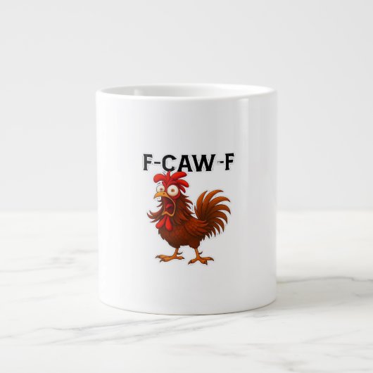 F-Caw-F Chicken Classic Jumbo-Tasse (Vorderseite)
